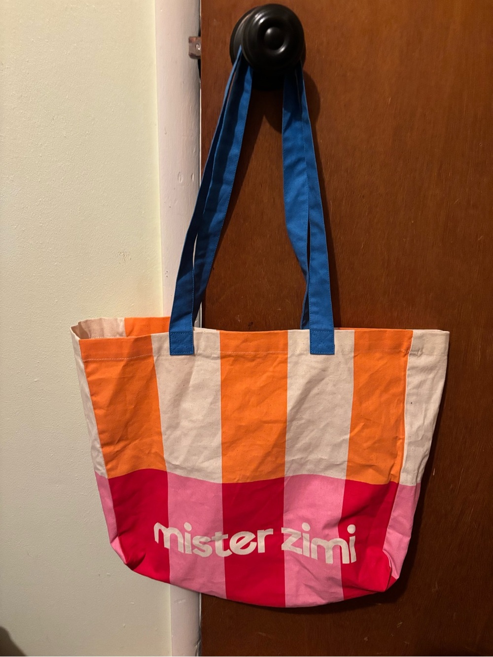 Mister zimi striped tote Spritz collection